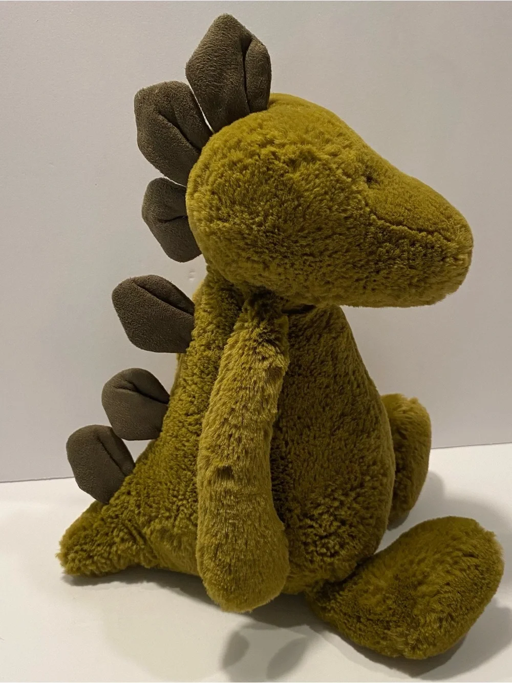 Jellycat Olive Green Plush Dinosaur Stuffed Animal
